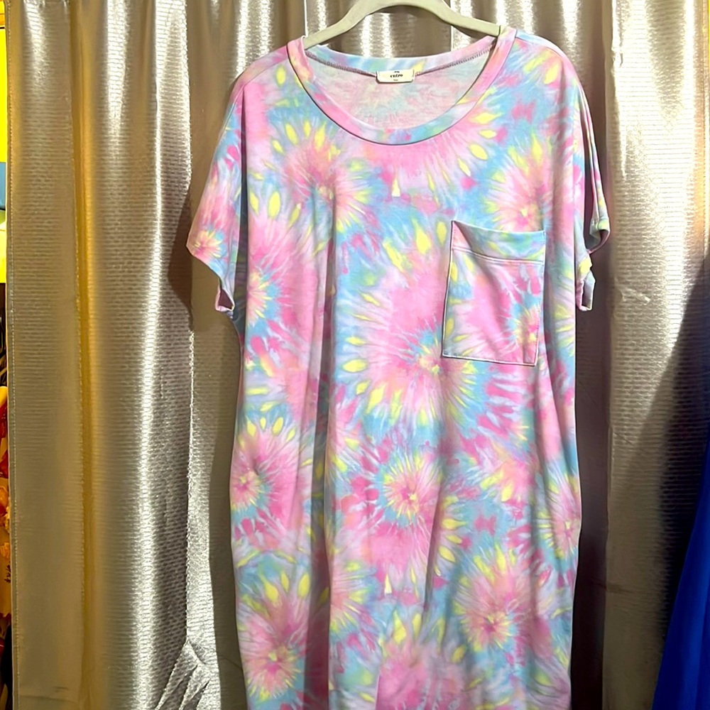 Tie dye dress